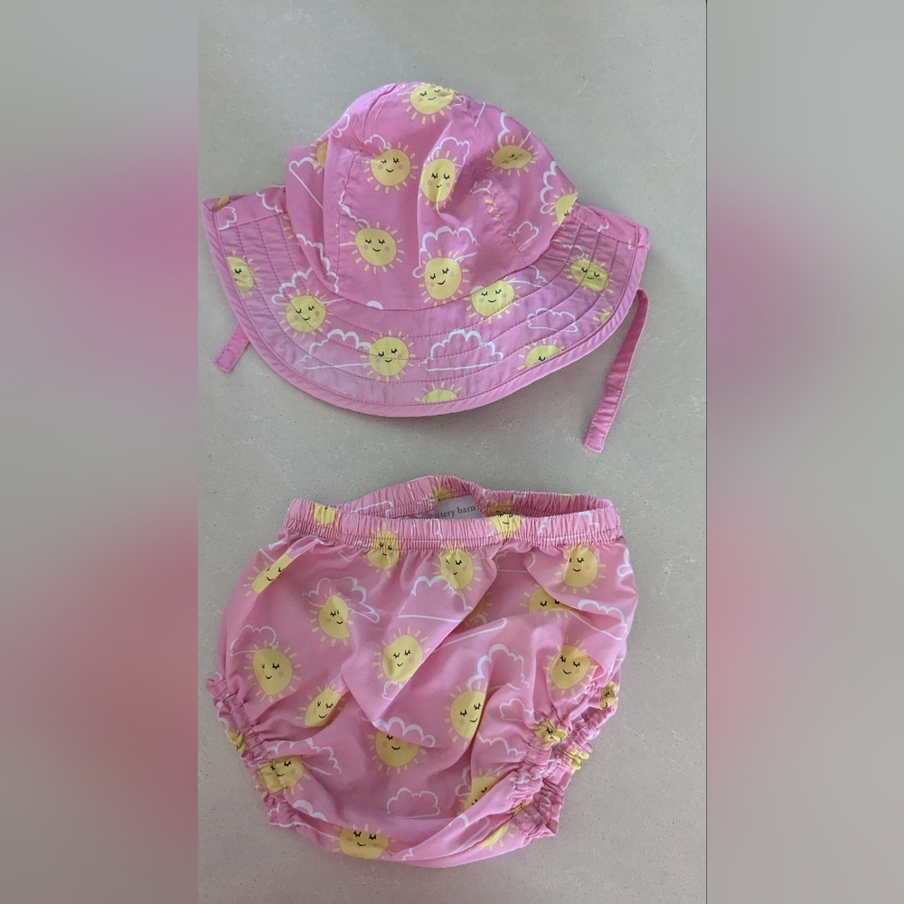 Pottery Barn Kids Swim Hat and Diaper Cover pants